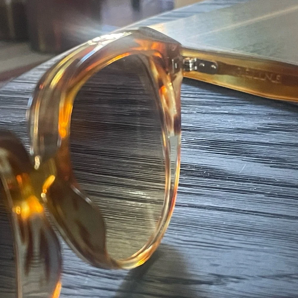 Celine Acetate Oversized Sunglasses - Havana Brown - Picture 2 of 9